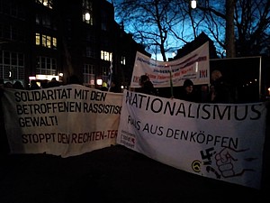 Demonstration in Düsseldorf