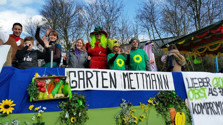 Grüner Karneval in Mettmann