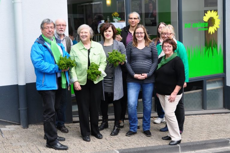 Einweihung des neuen Grünen Büros