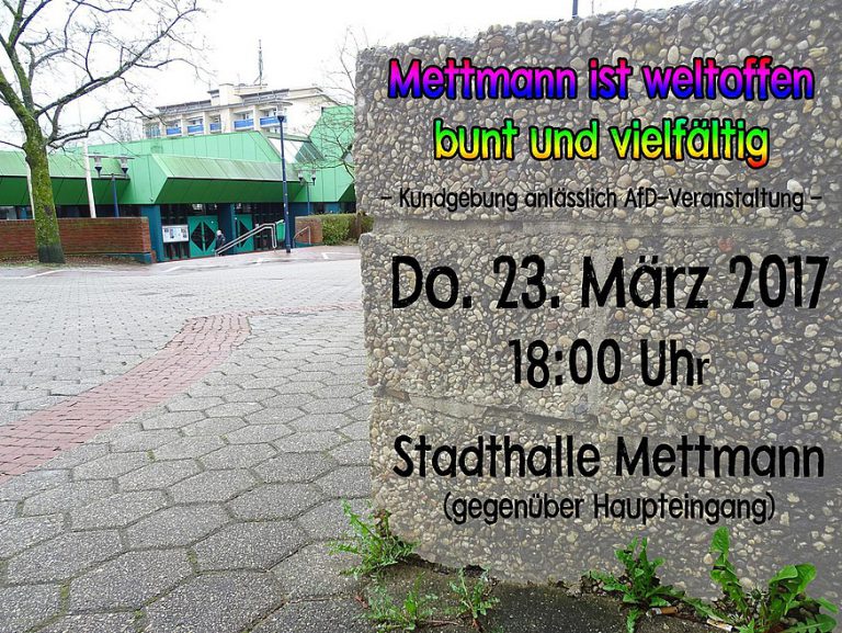 Mettmann ist weltoffen, bunt und vielfältig!