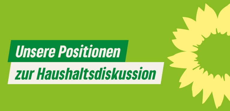 Unsere Position zur Haushaltsdiskussion