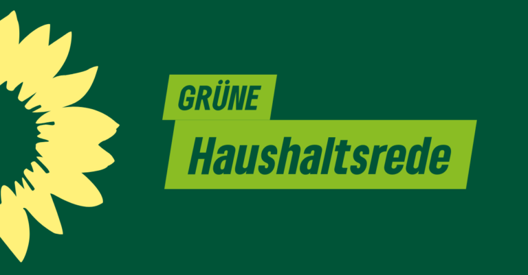 GRÜNE Haushaltsrede 2024