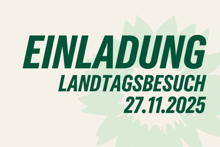 Einladung zum Landtagsbesuch im November 2025